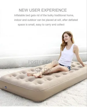 Photo - Portable Inflatable Air Mattress