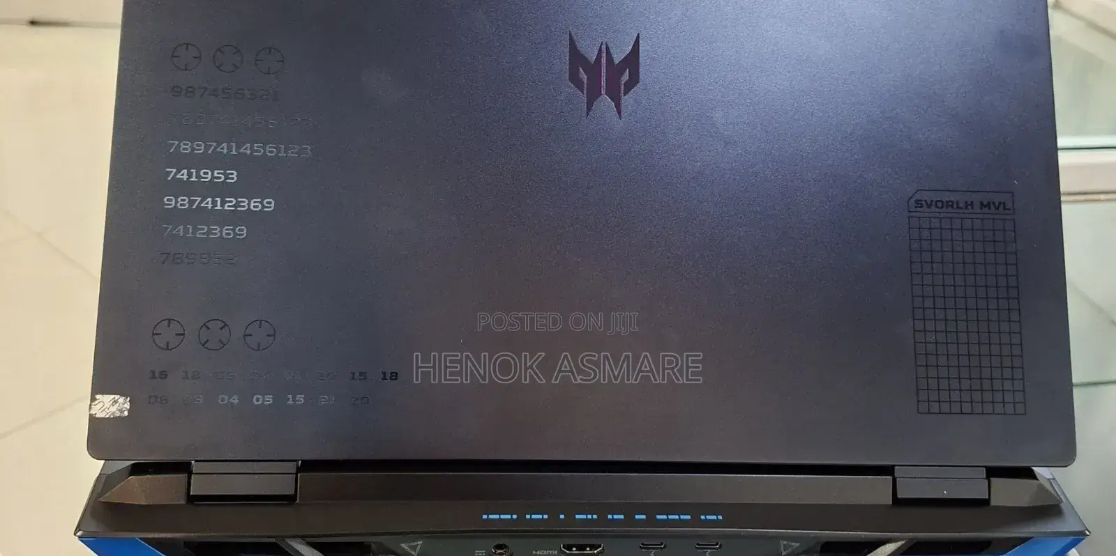 New Laptop Acer Predator Helios 300 16GB Intel Core I9 SSD 1T