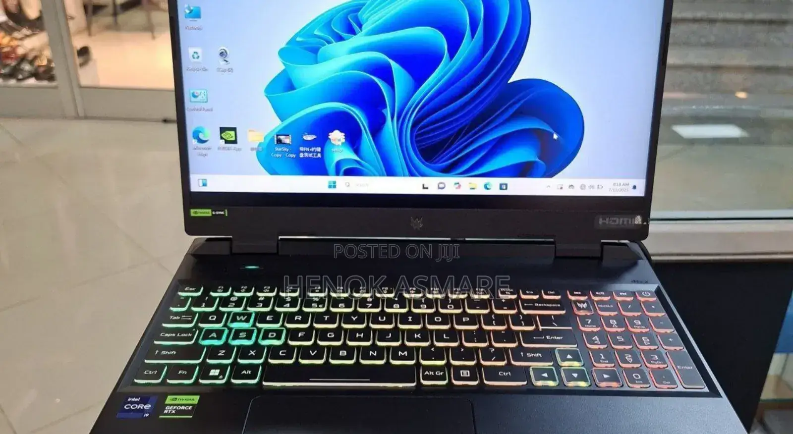 New Laptop Acer Predator Helios 300 16GB Intel Core I9 SSD 1T