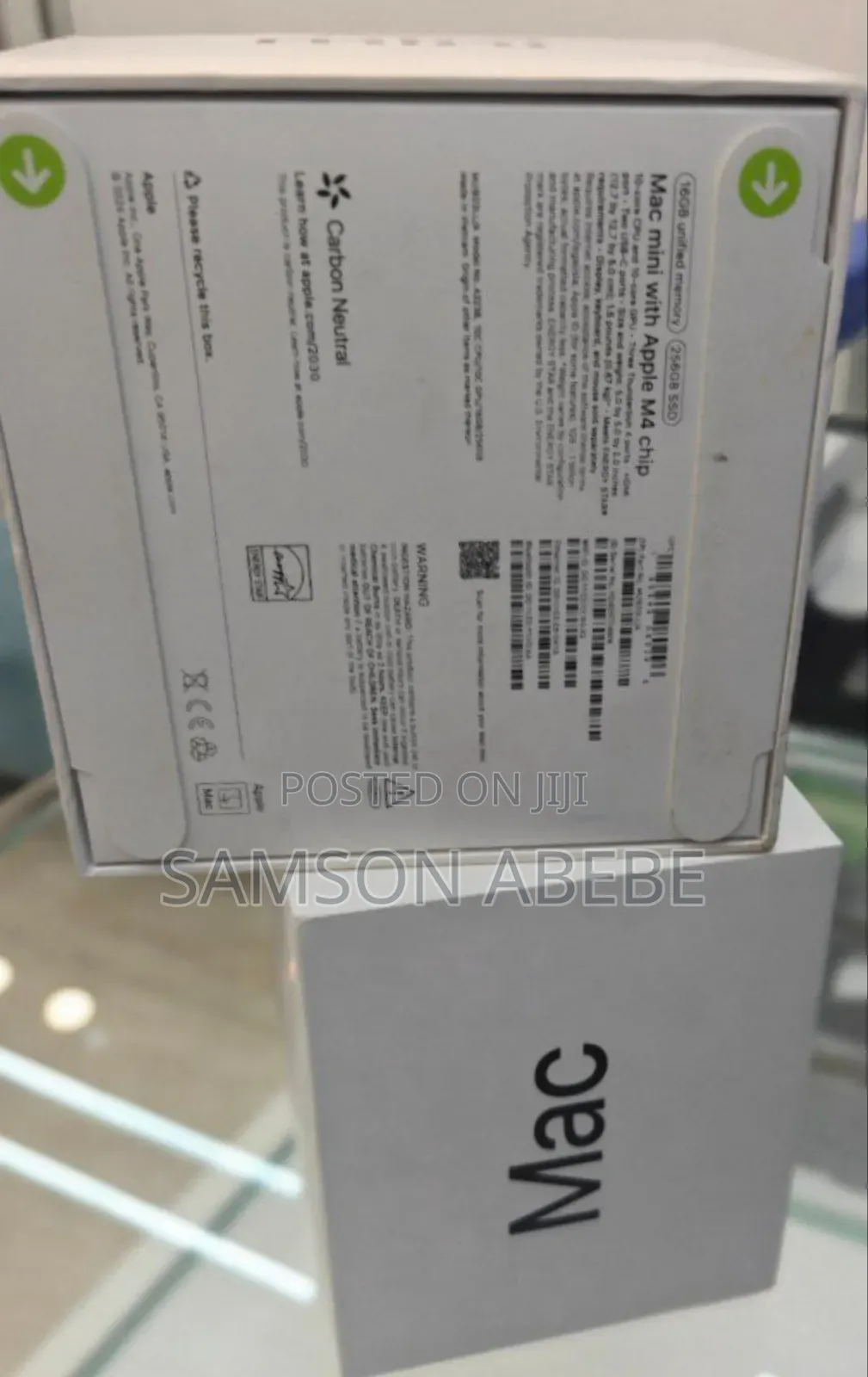 New Desktop Computer Apple Mac Mini M4 16GB Apple M4 SSD 256GB