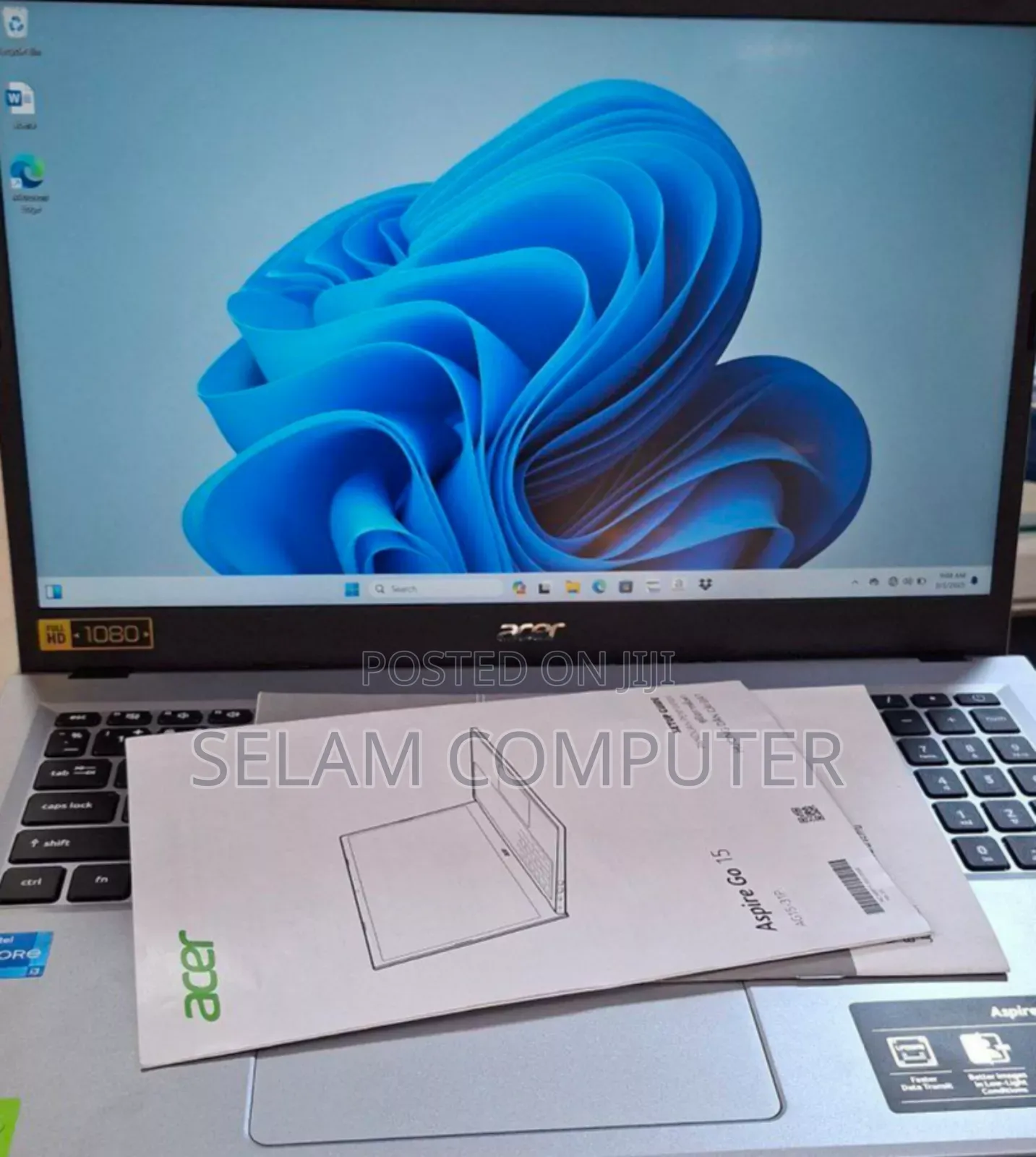 New Laptop Acer Aspire 5 8GB Intel Core I3 SSHD (Hybrid) 512GB