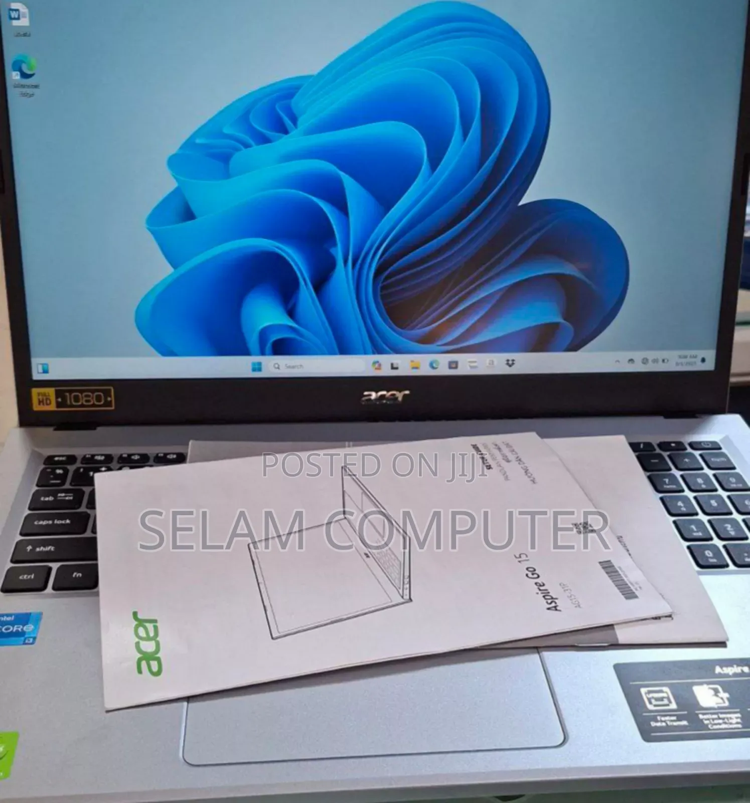 New Laptop Acer Aspire 5 8GB Intel Core I3 SSHD (Hybrid) 512GB