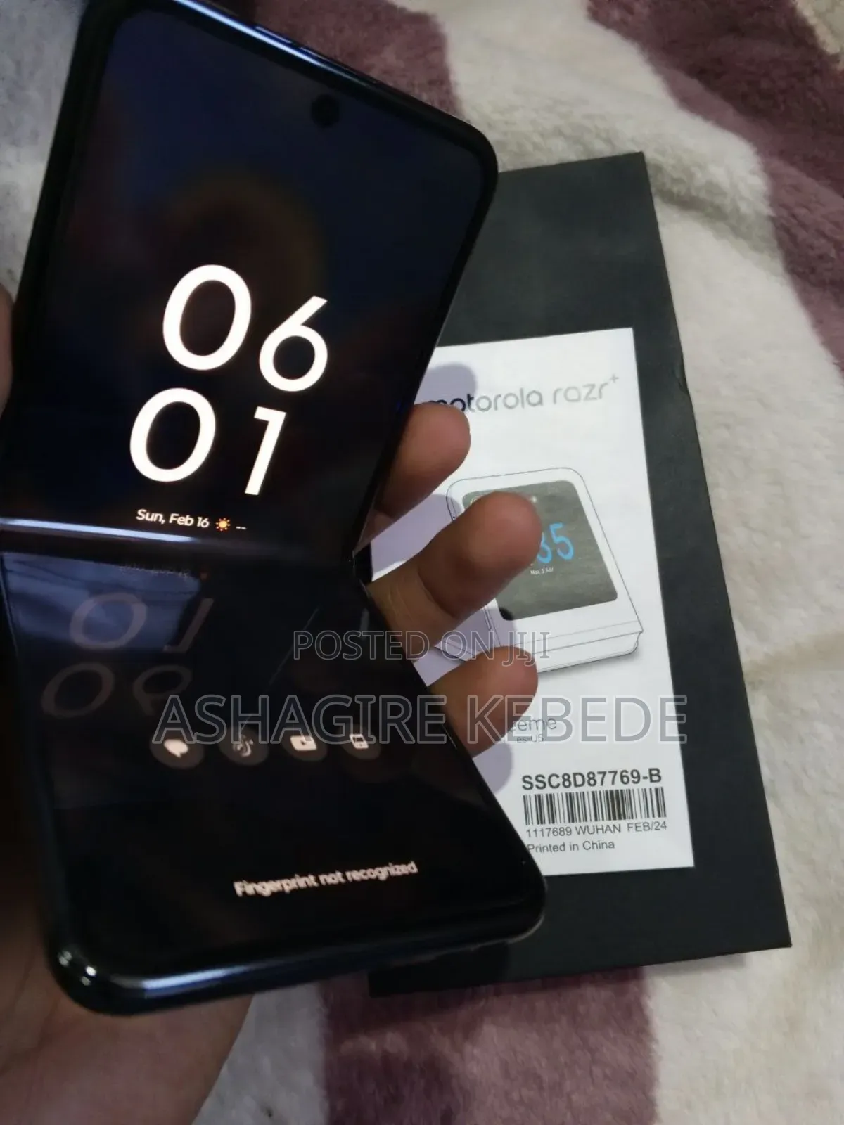 New Motorola Razr 40 Ultra 256 GB Black