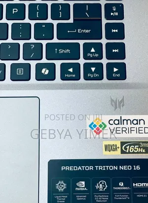 New Laptop Acer Predator Helios Neo 16 16GB Intel Core Ultra 9 SSD 1T