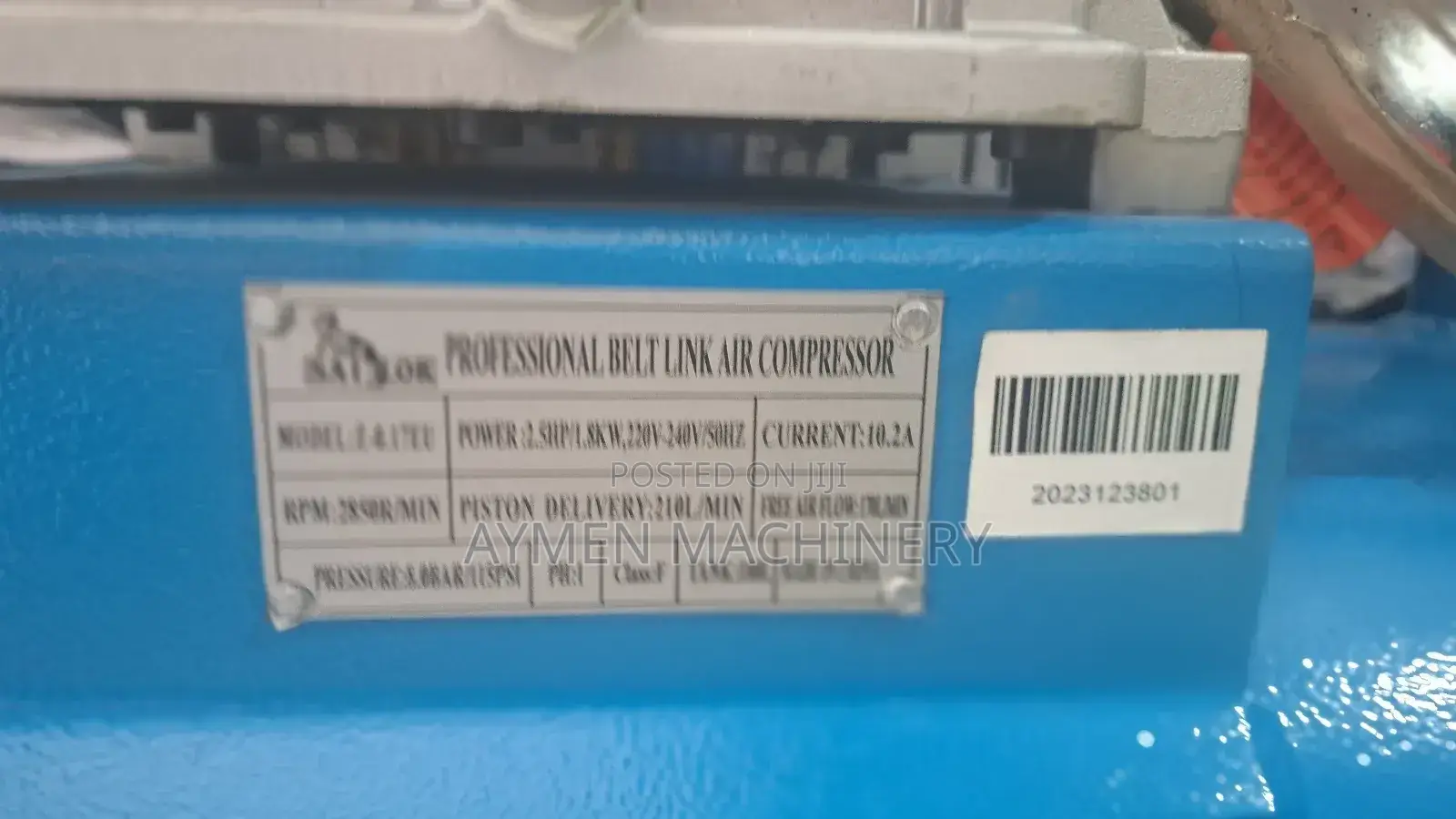 Sailor 100litre Air Compressor ሳለር 100ሊትር ኮምፕረሰር