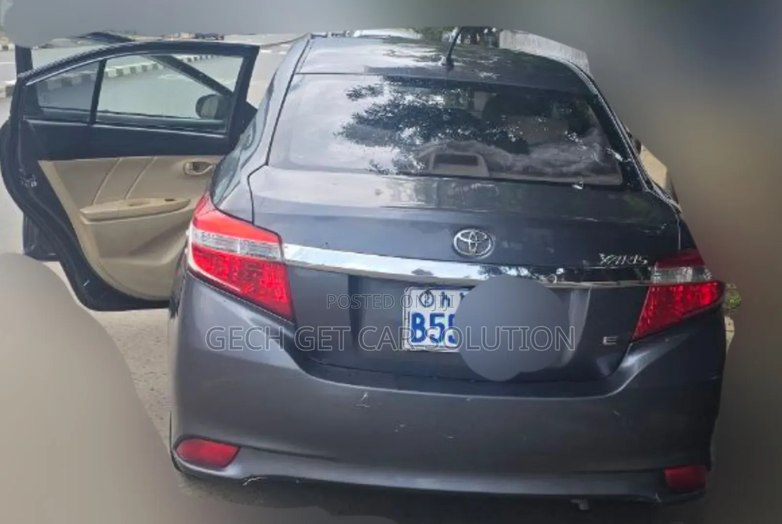 Toyota Yaris 2015 Gray