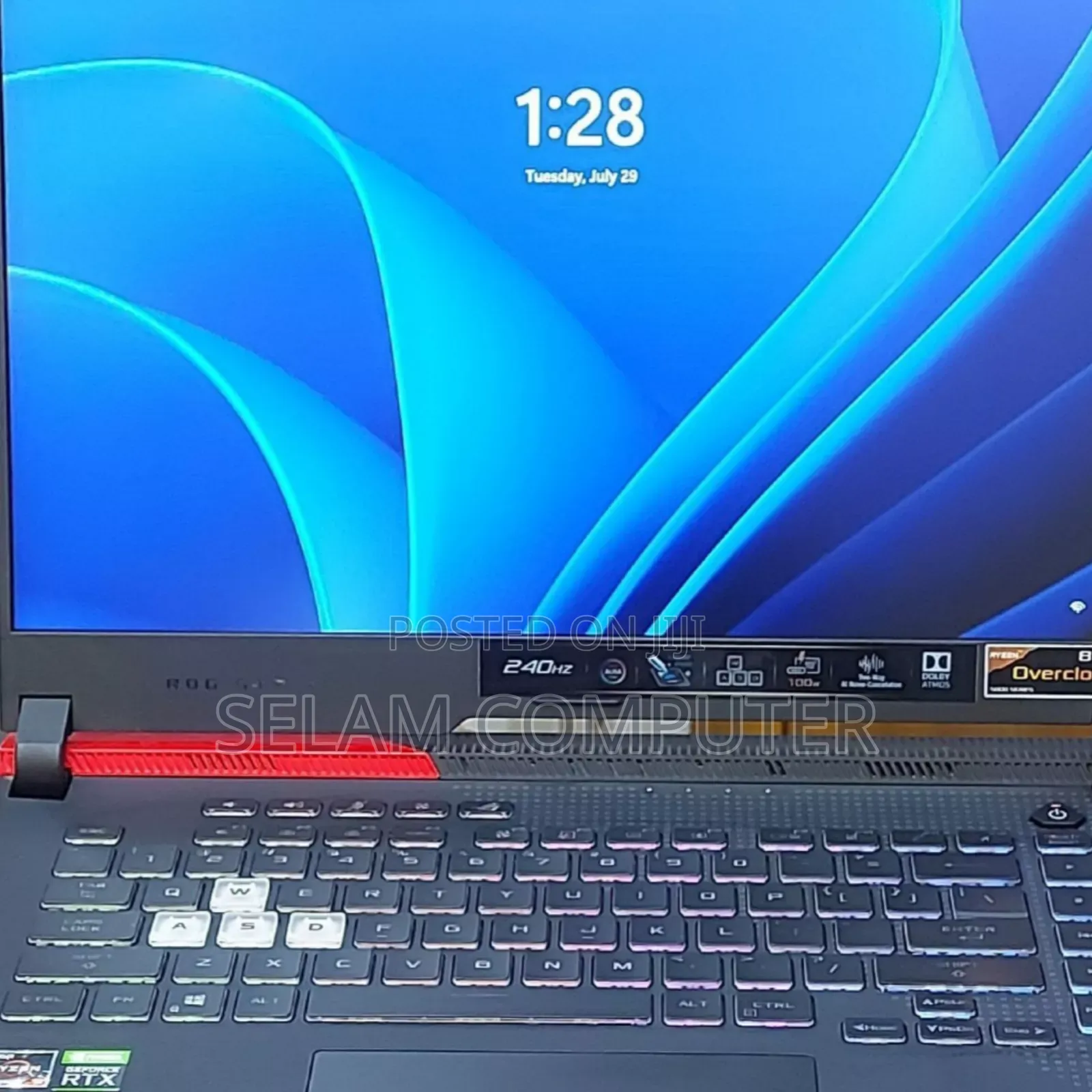 New Laptop Asus ROG Strix G15 16GB AMD Ryzen 9 SSD 1T