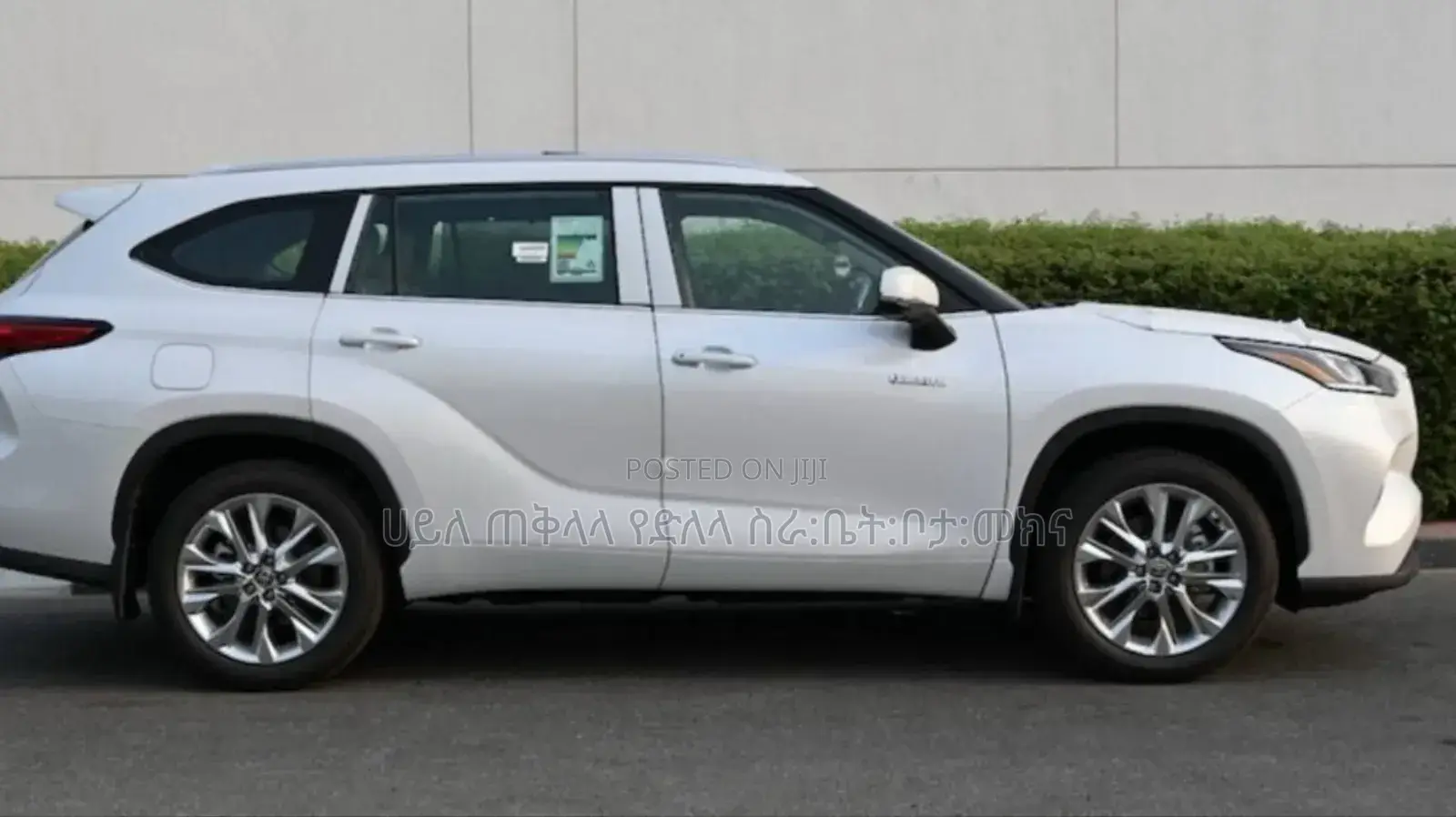 New Toyota Highlander Hybrid 2024 Off white