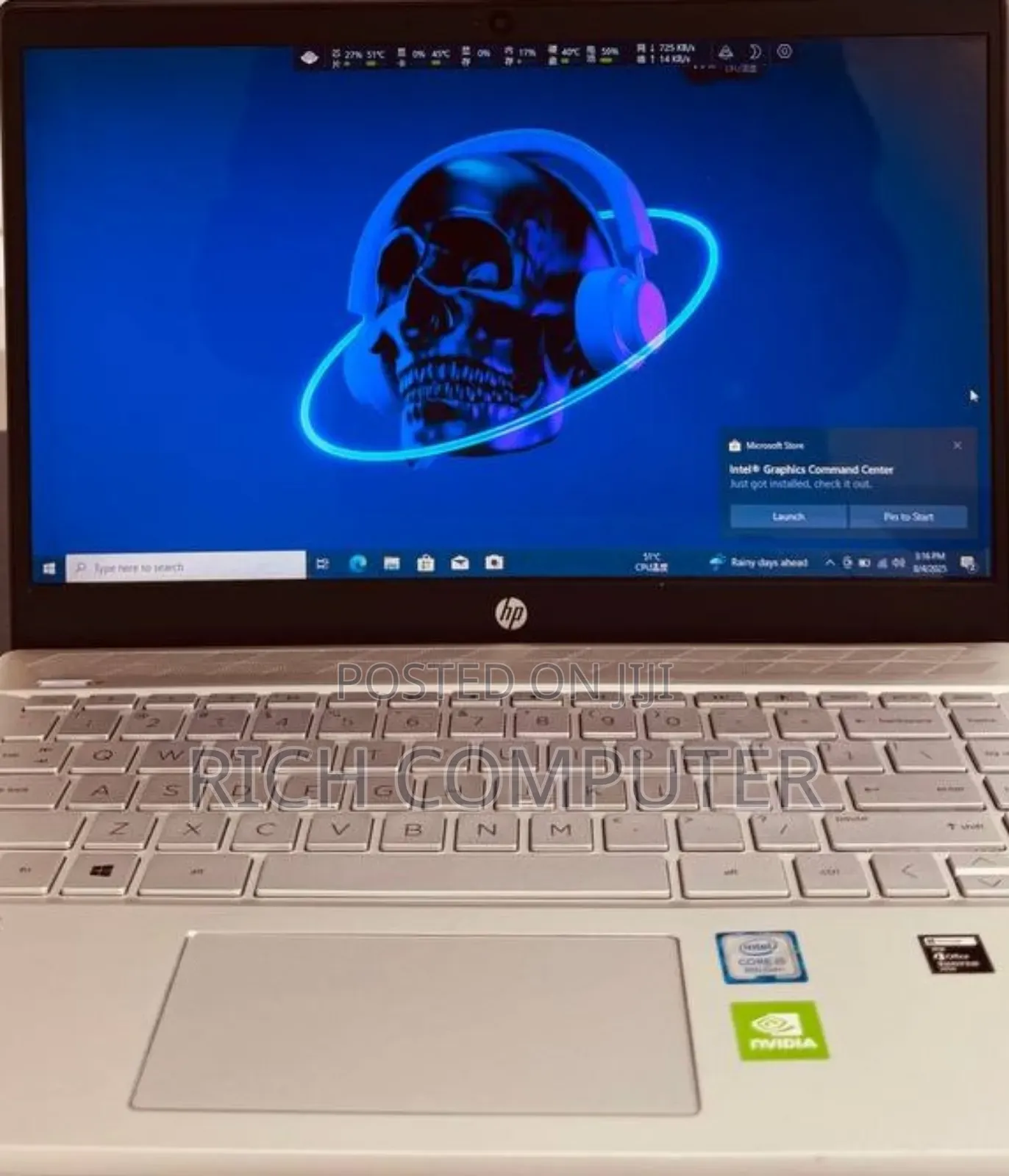 New Laptop HP Pavilion 15 8GB Intel Core I5 SSD 256GB