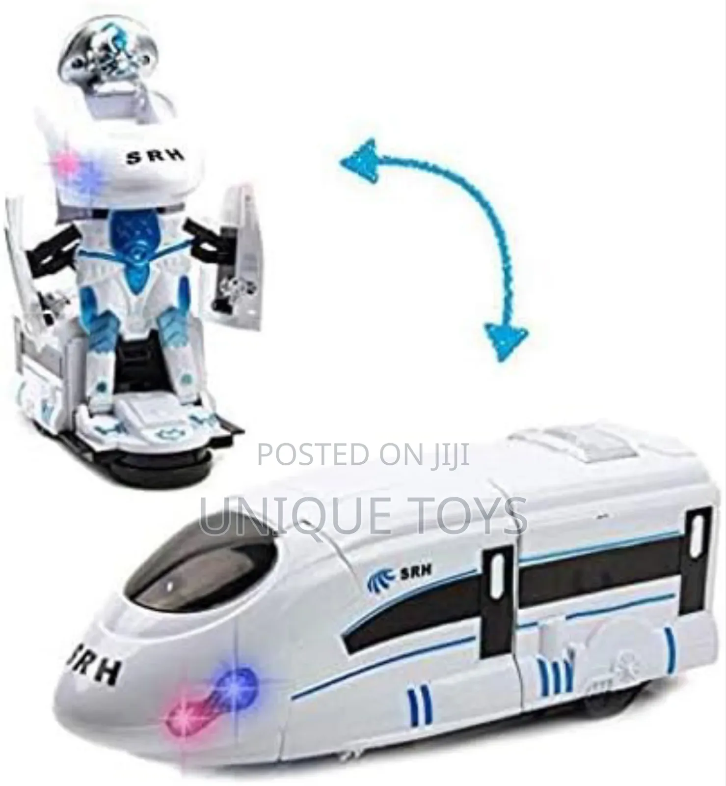  2-in-1 Transforming Warrior Train Robot 