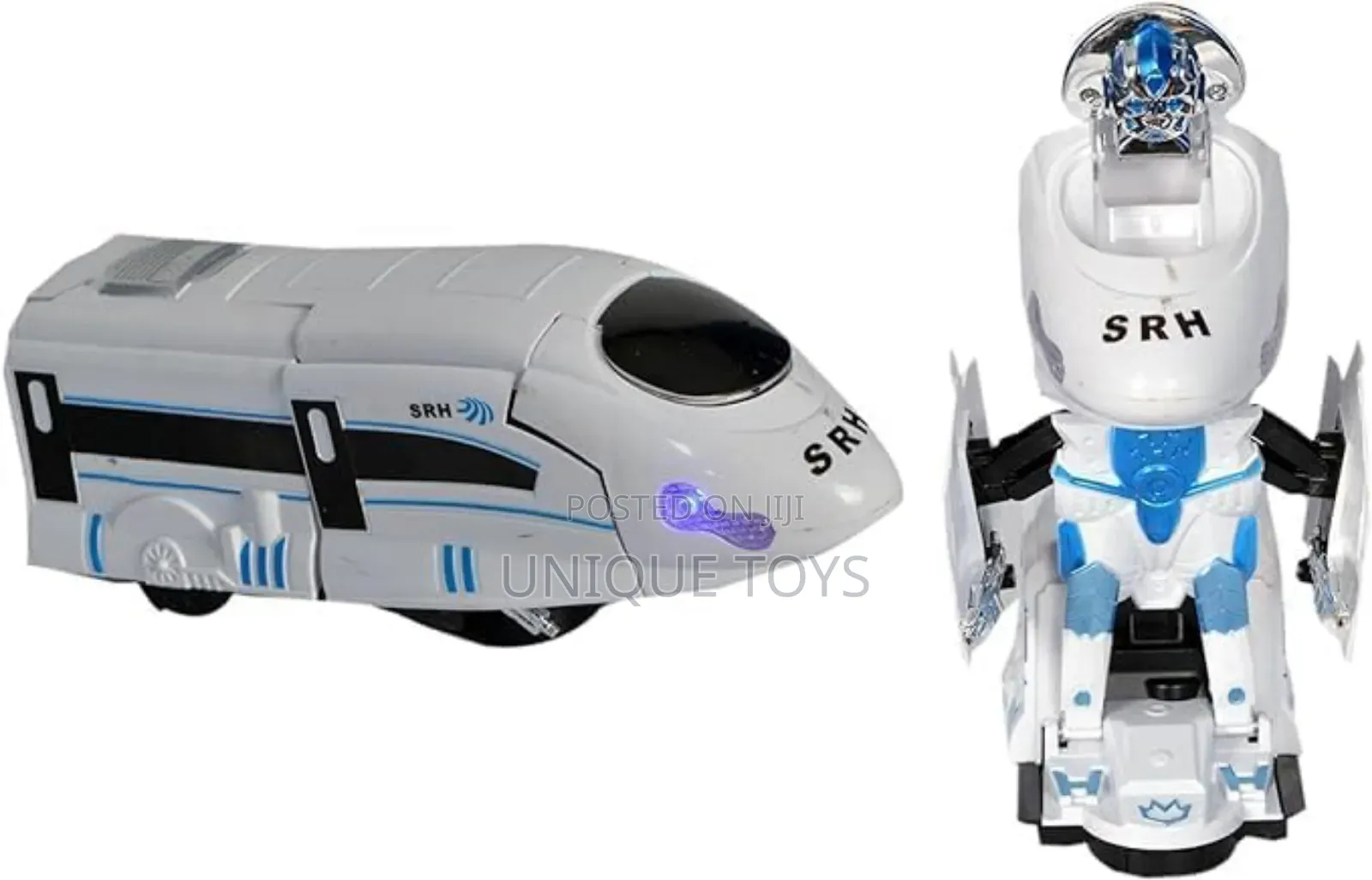  2-in-1 Transforming Warrior Train Robot 