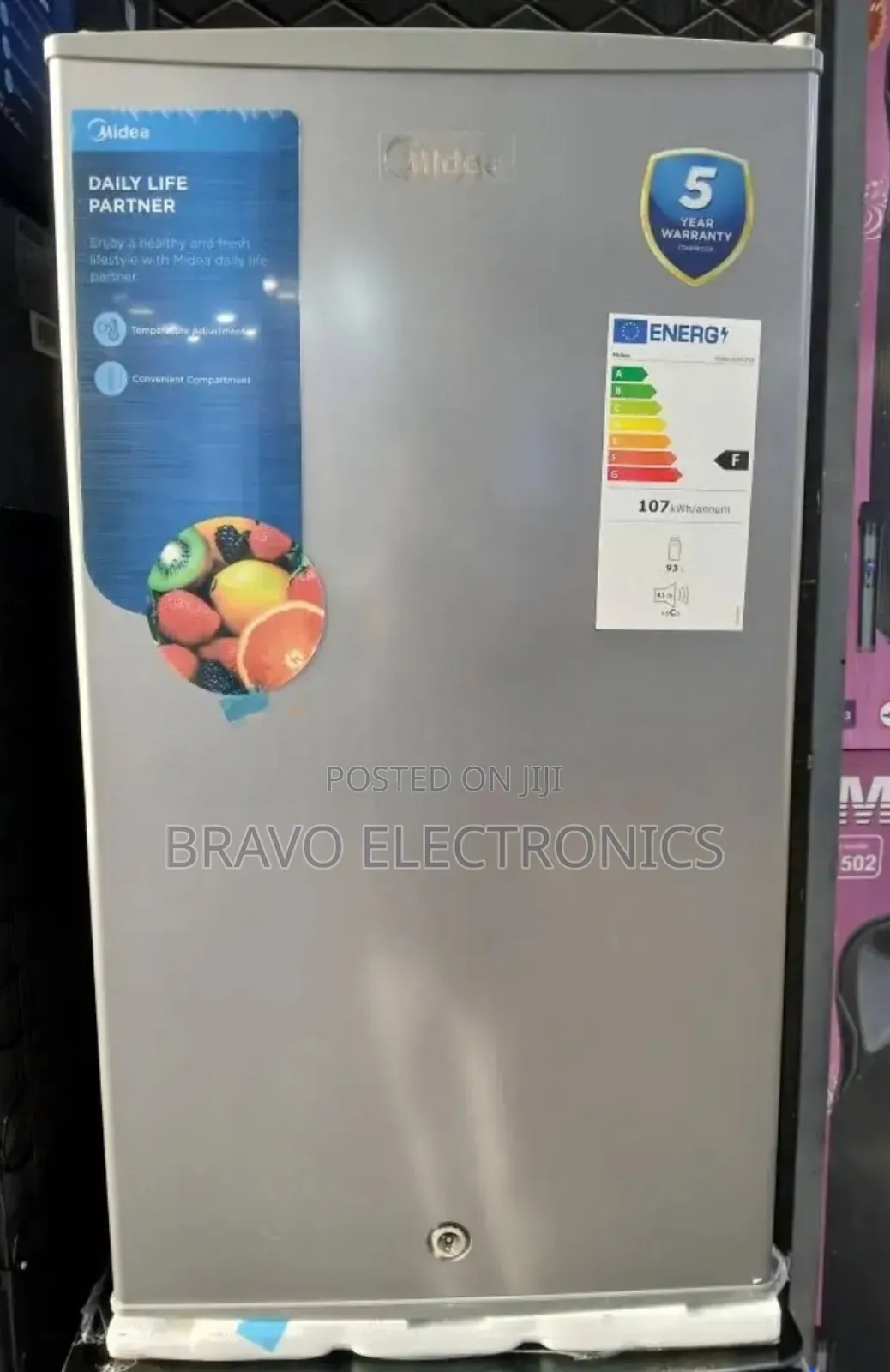 Midea 142l One Door Refrigerator – Compact, Cool Energy Saving!