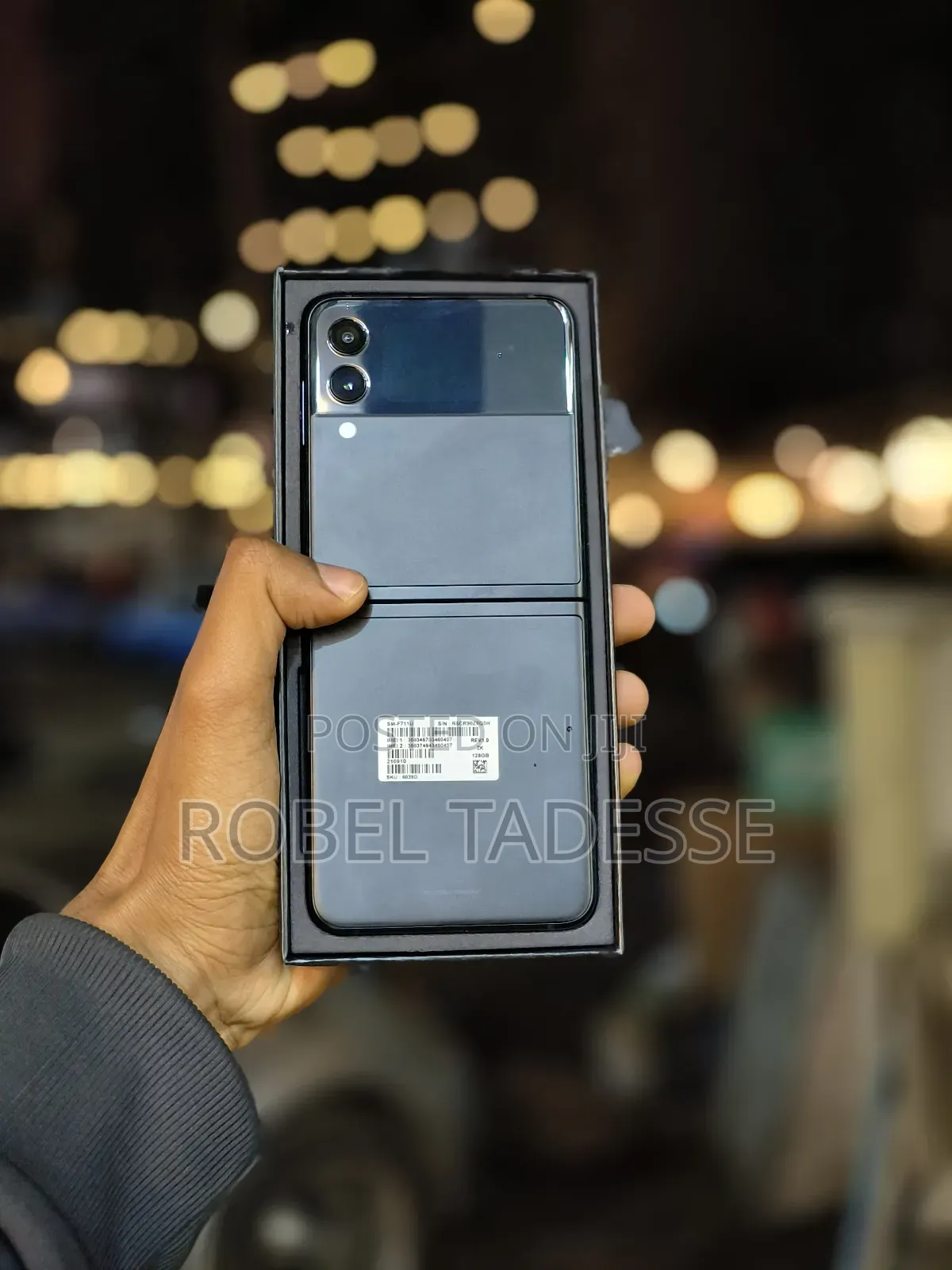 New Samsung Galaxy Z Flip 3 128 GB Black