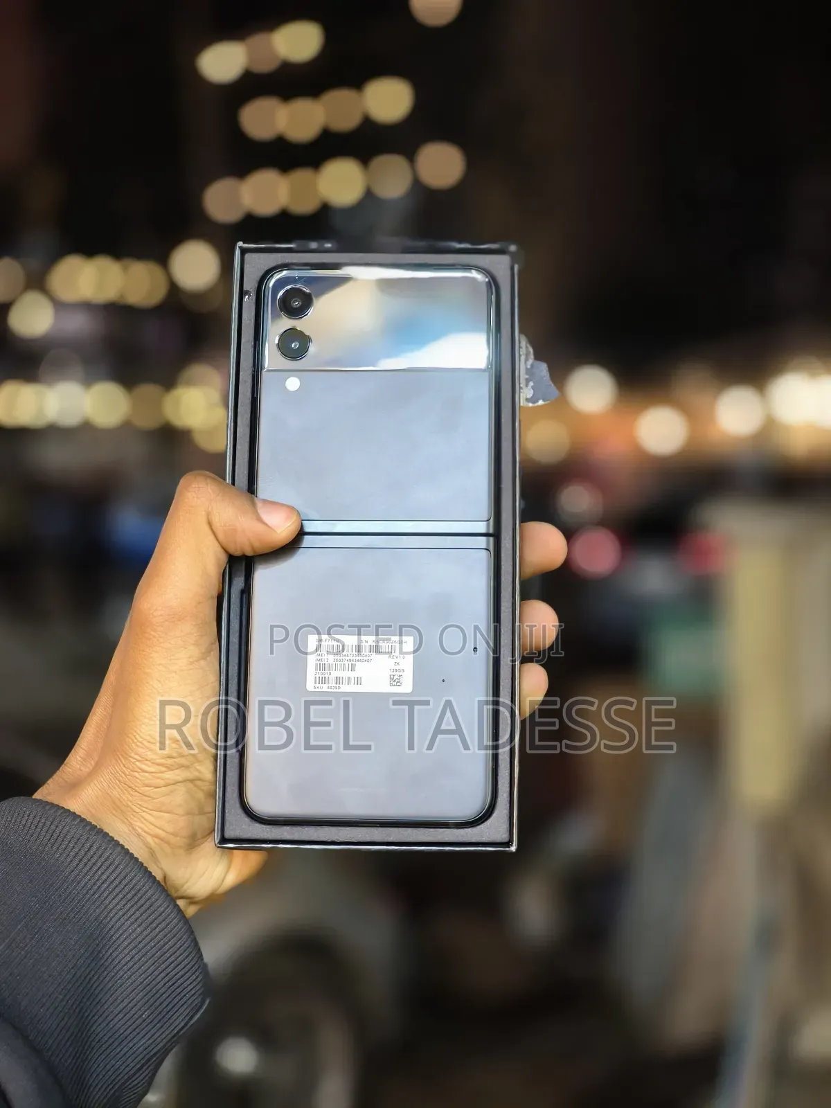 New Samsung Galaxy Z Flip 3 128 GB Black