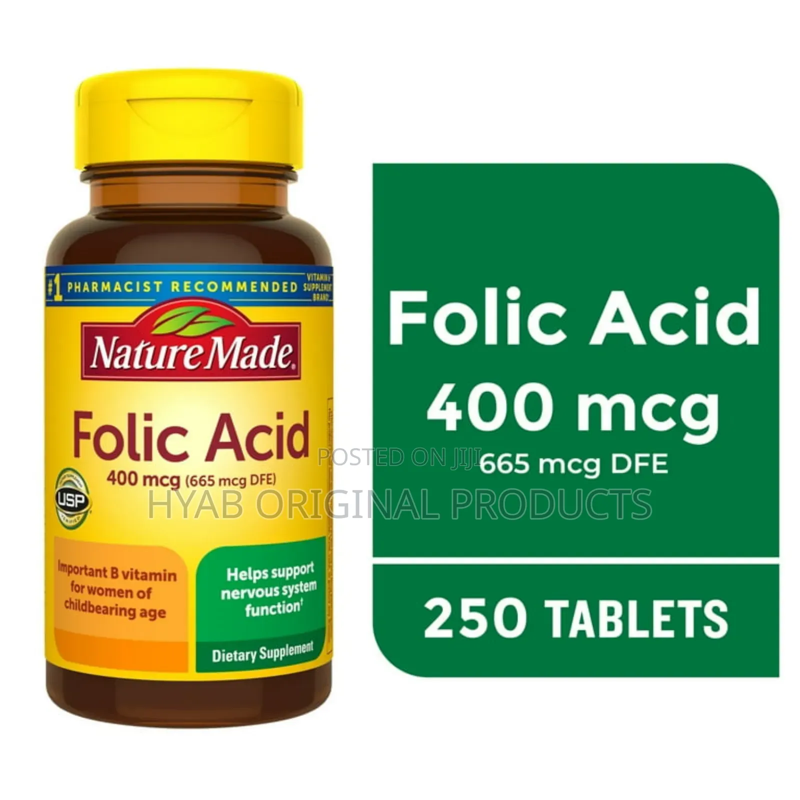 Nature Made Folic Acid 400mcg