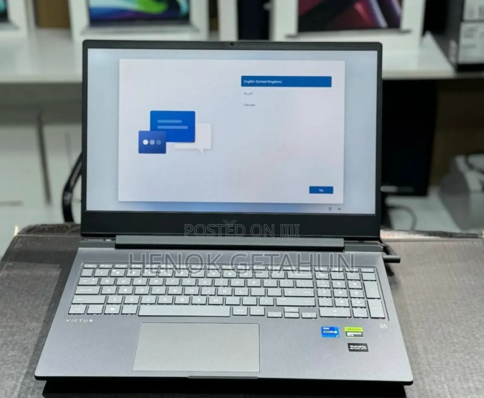 New Laptop HP Victus 16 16GB Intel Core I7 SSD 1T