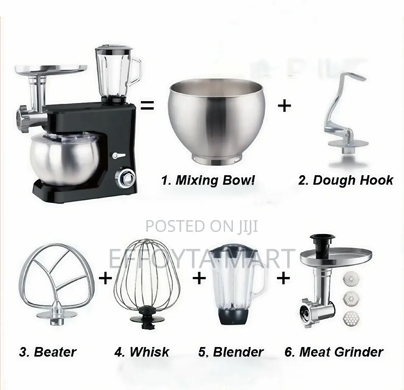 Sokany 4 in 1 Standing Mixer