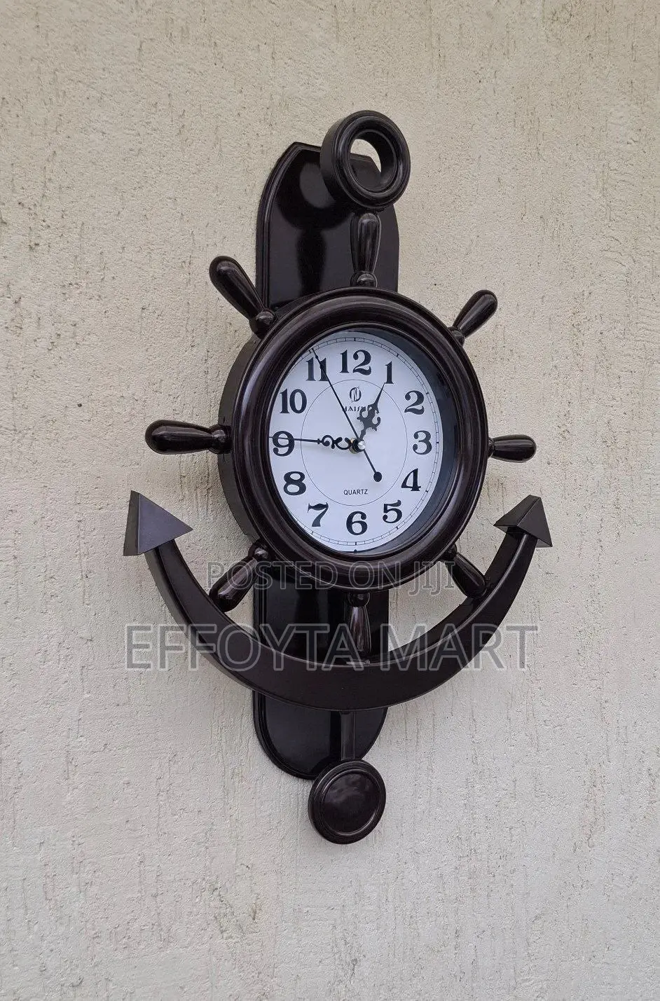 Anchor Watch መርከበኛ የግድግዳ ሰዓት
