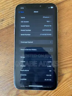 Apple XR 128 GB White