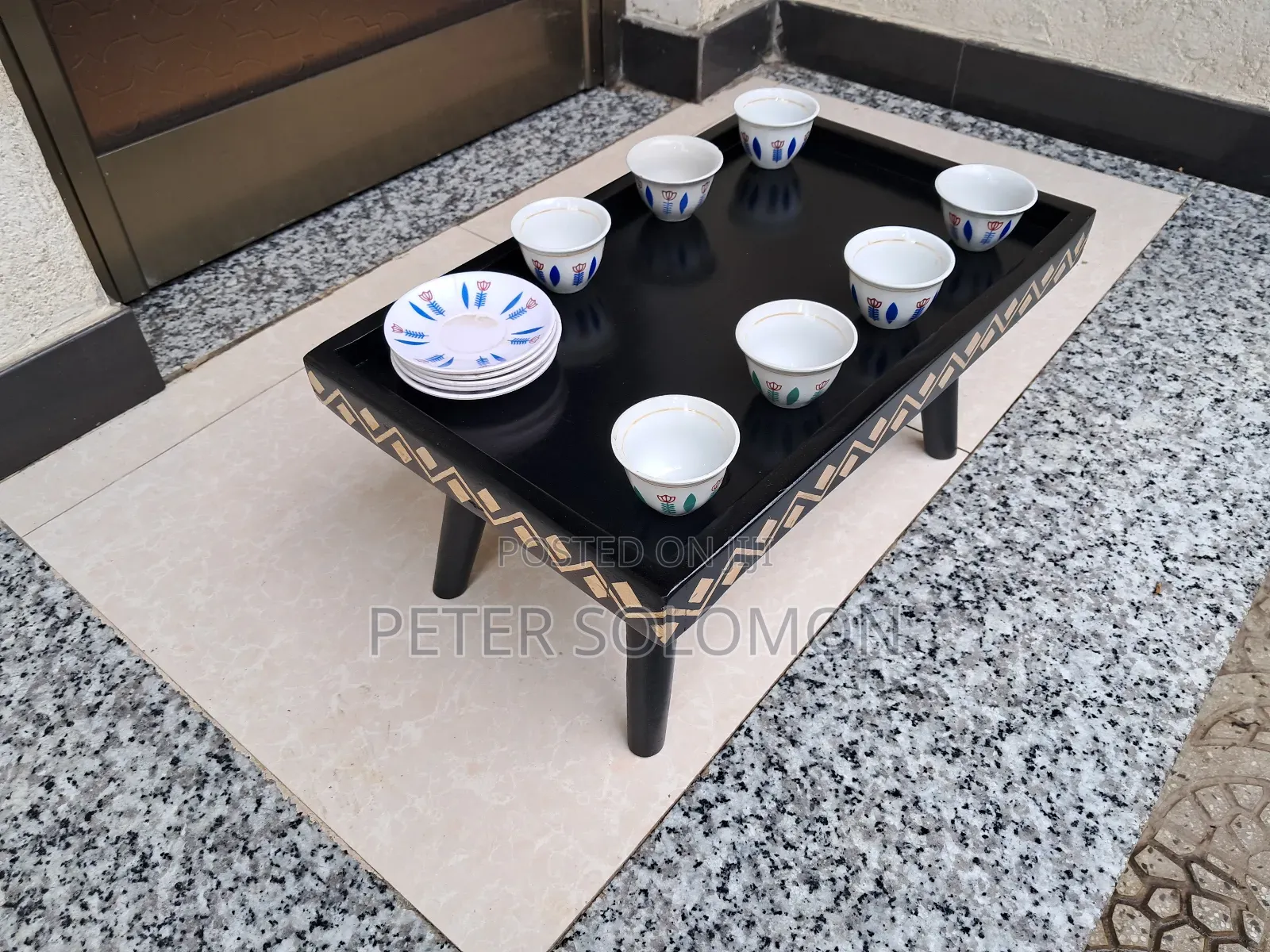 Black Rekebot With Patern