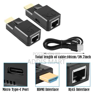 Hdmi Cable by Cat6/5 Extender