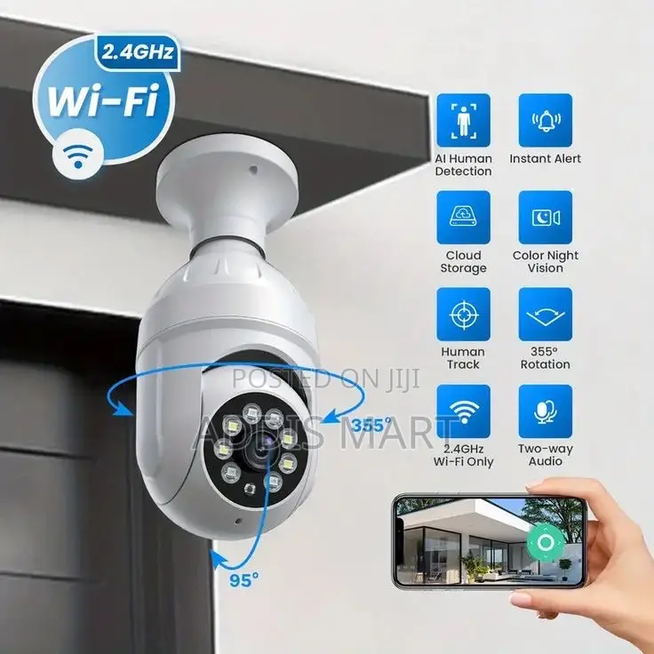 360° Lamp Security Camera