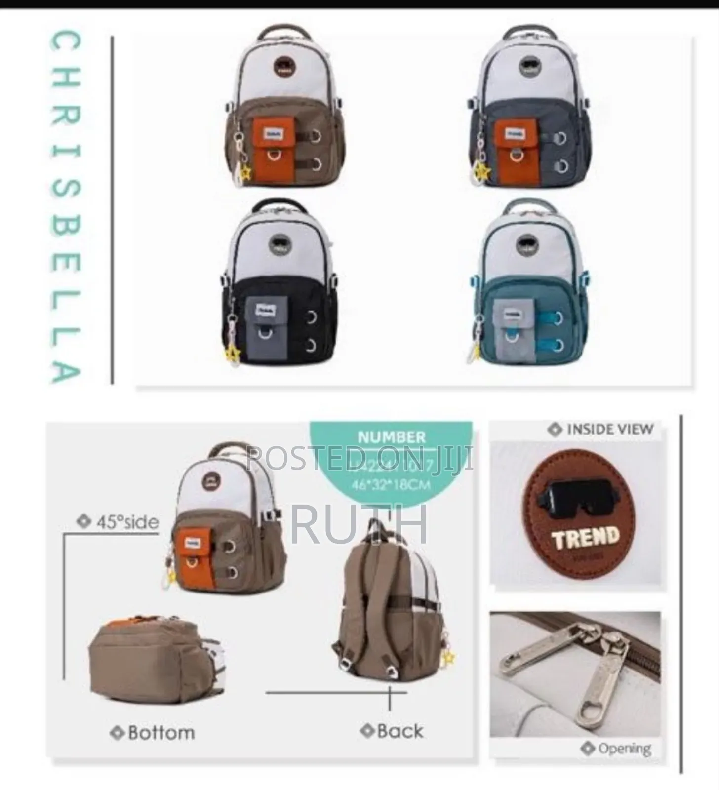 Chrisbella School Bags