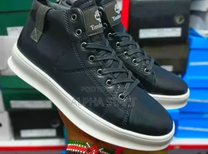 Timberland Casual Leather ‘Blue/Black’ Mid Boots Men’S Shoes