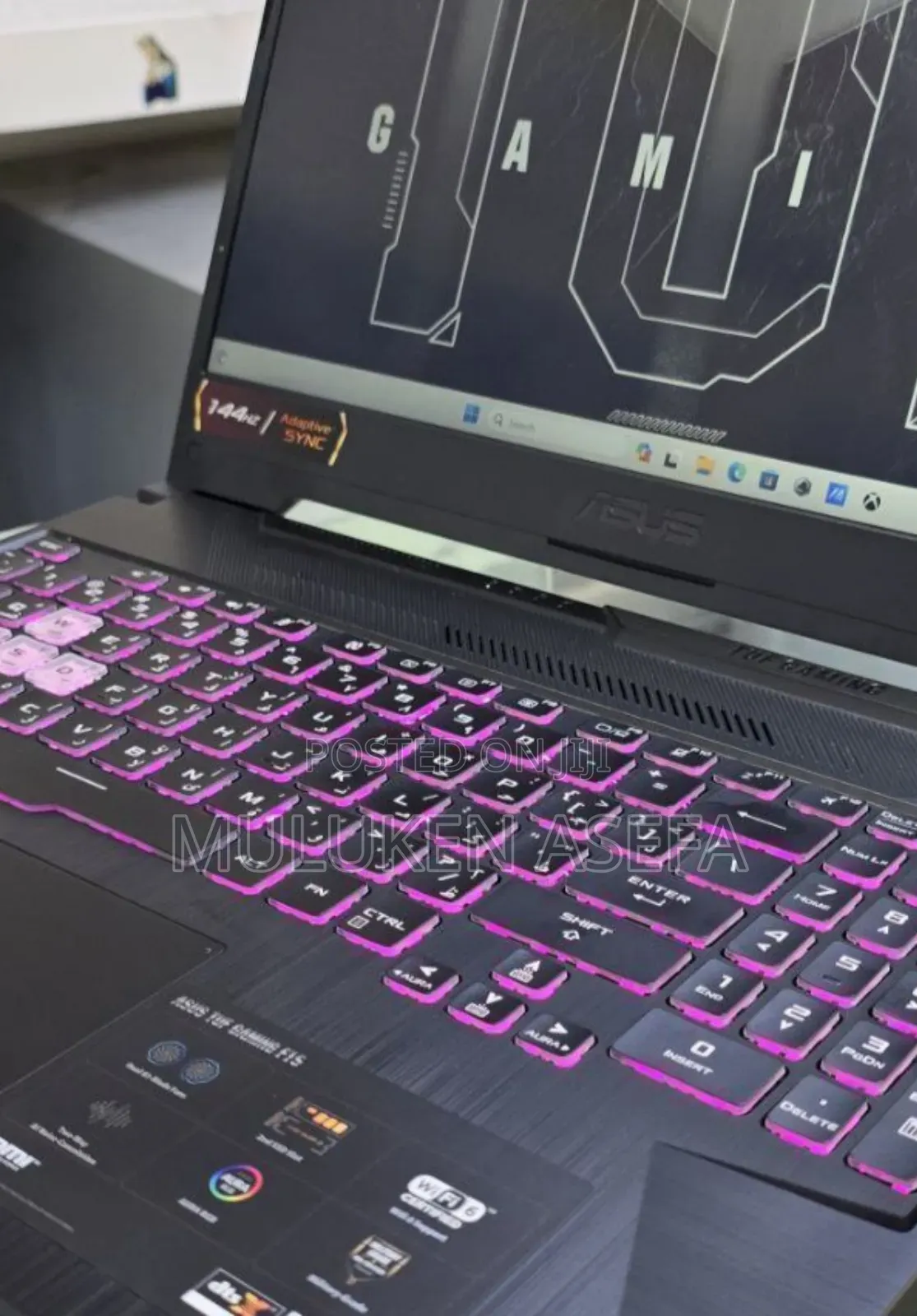 New Laptop Asus TUF Gaming A15 16GB Intel Core I7 SSD 512GB