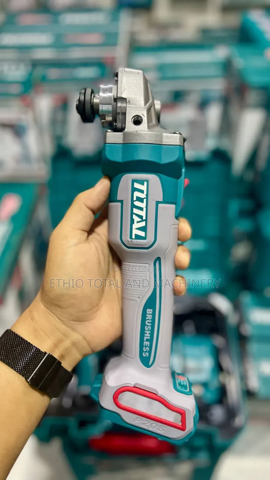 Total Chargeable Grinder 20 v በባትሪ የሚሰራ ግራይንደር ቻርጀብል