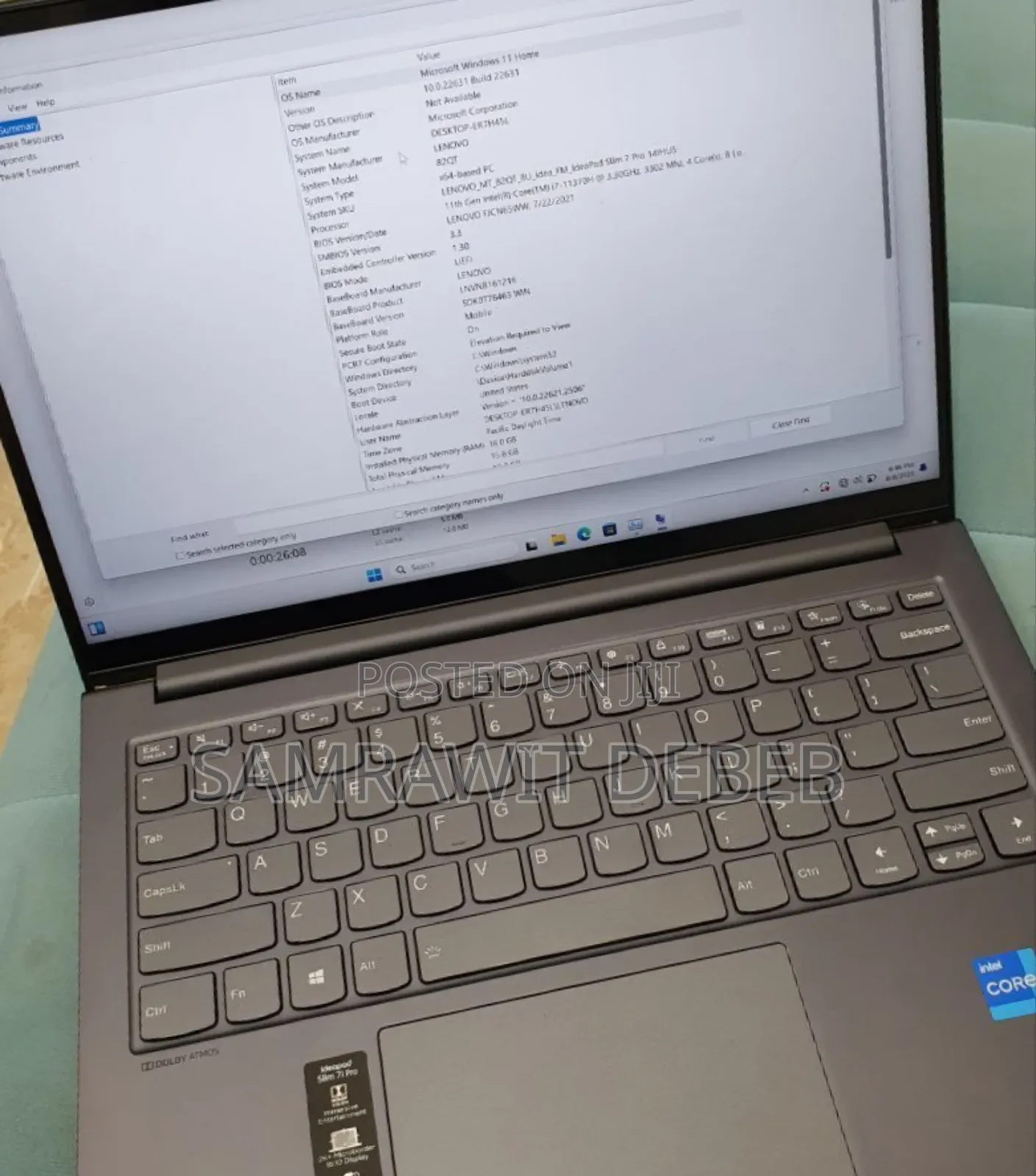 New Lenovo IdeaPad 5 Slim 13th Gen I7 16GB Intel Core Ultra 7 SSD 512GB