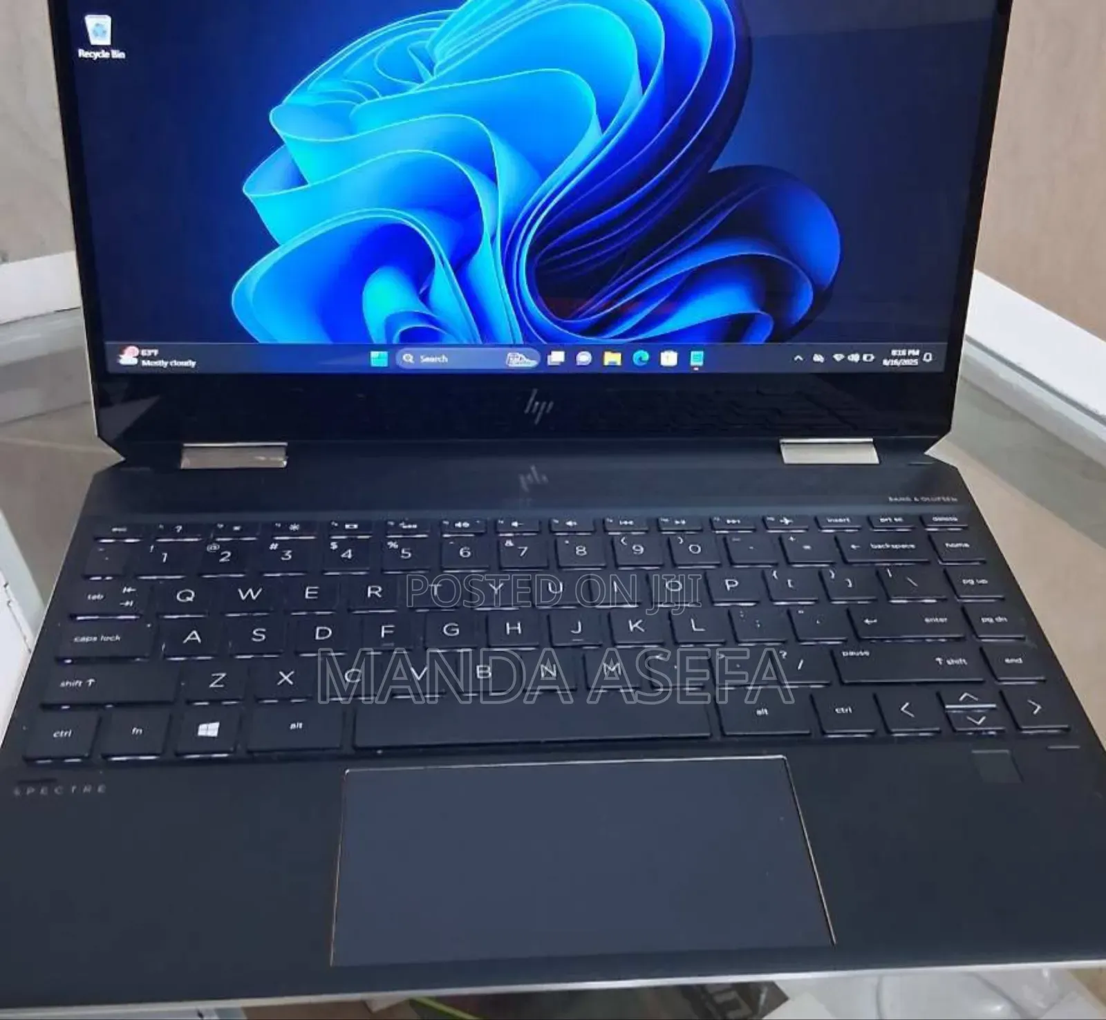 New Laptop HP Spectre 16GB Intel Core I7 SSD 512GB