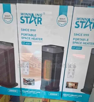 Photo - Winning Star 2000w Fan Heater – Stay Warm Anytime, Anywhere!