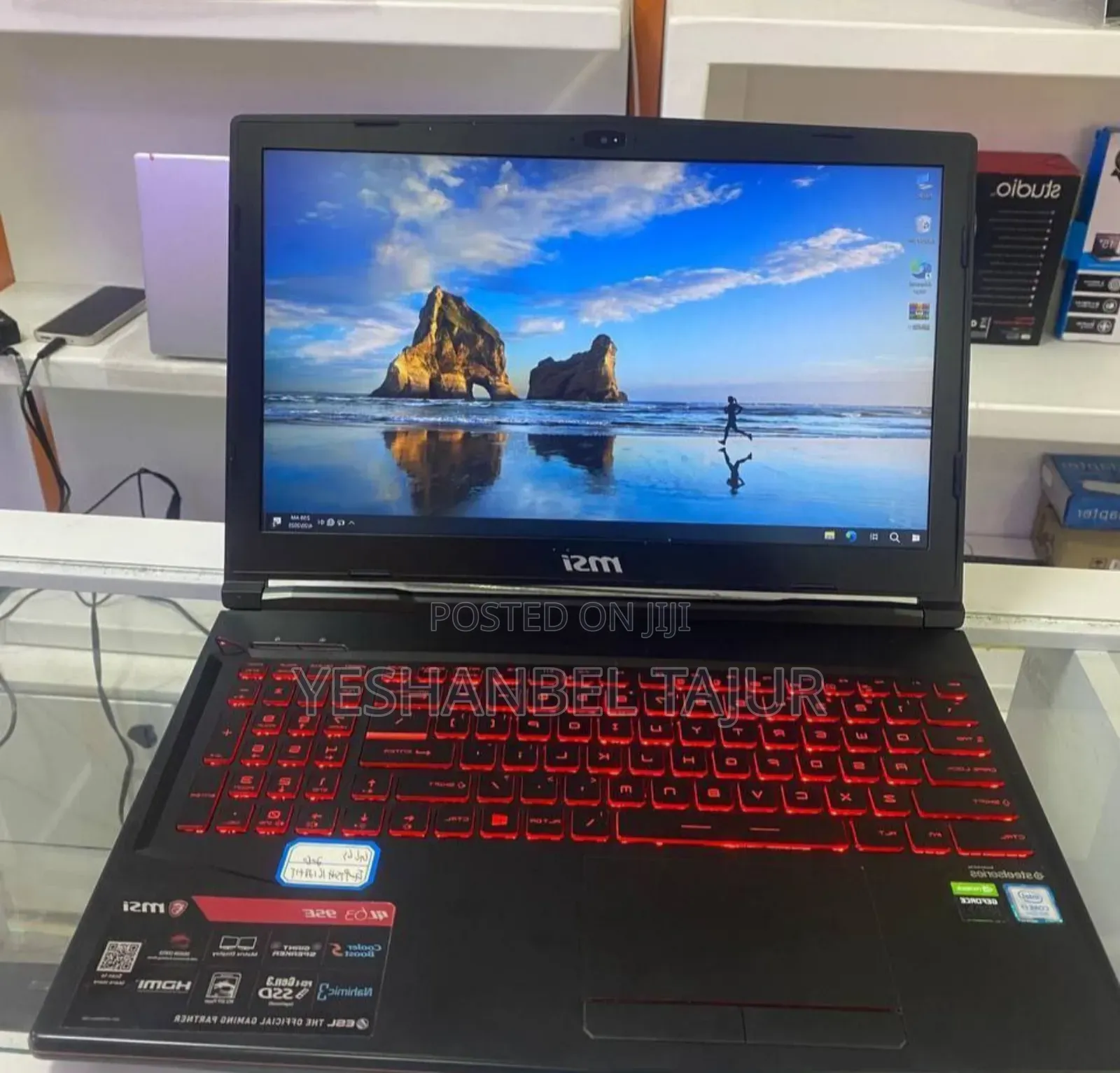 New Laptop MSI GF63 16GB Intel Core I7 SSD 512GB