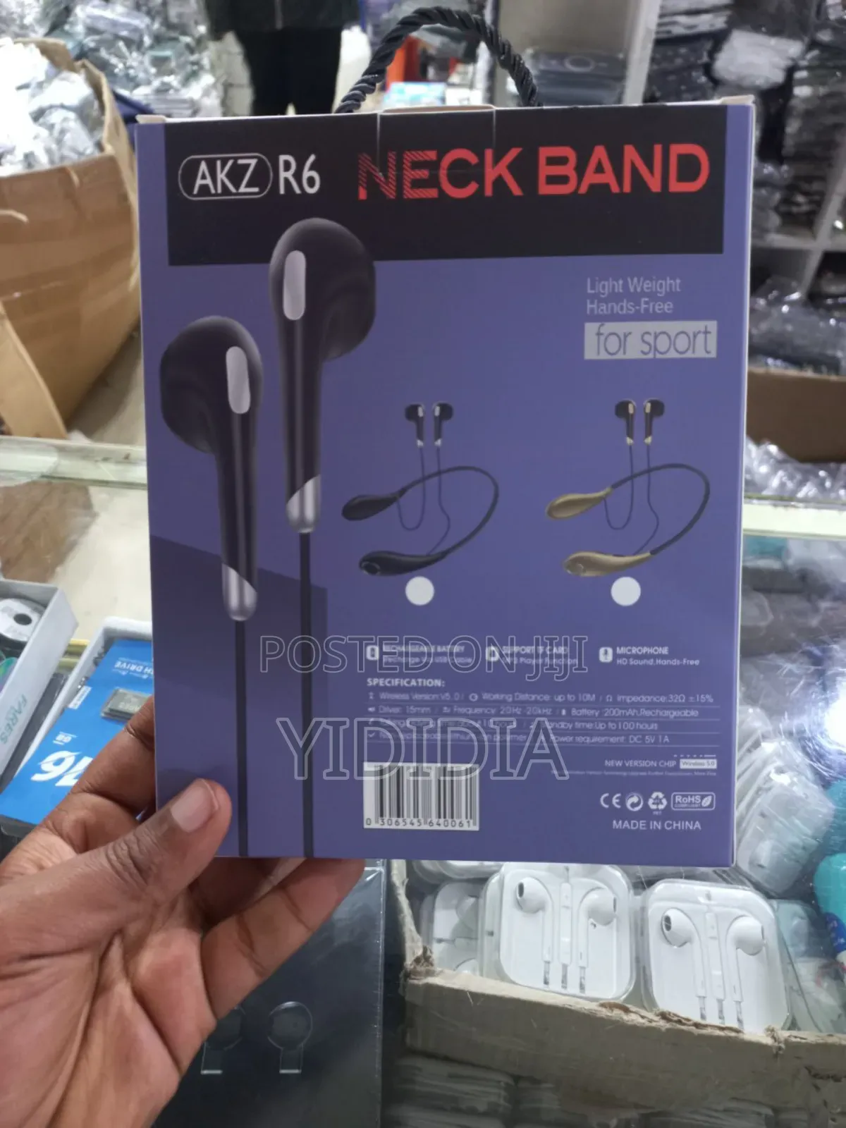 Akz Wireless Neck Band + Free Delivery