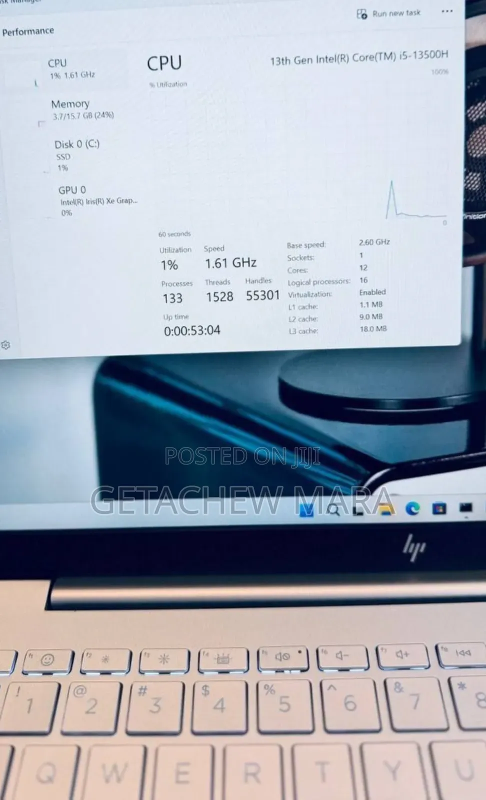 New Laptop HP Pavilion 15 16GB Intel Core I5 SSD 1T