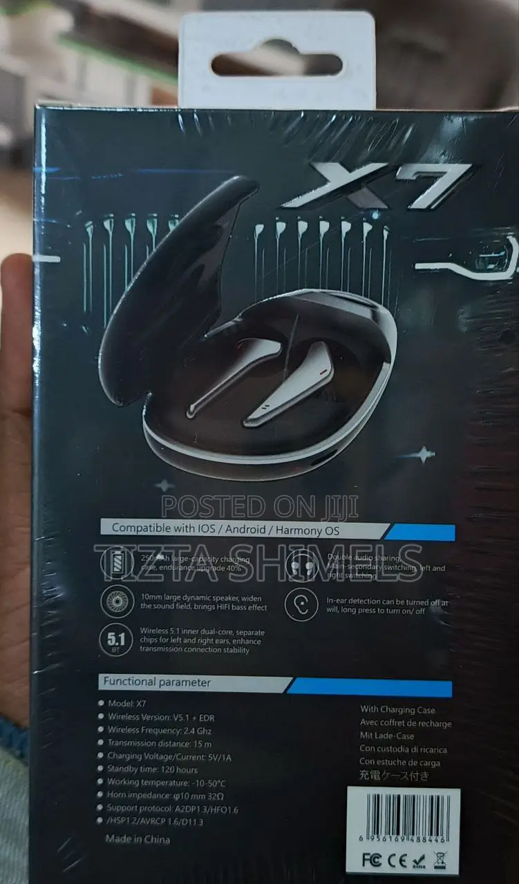 X7 Wireless Earphones.