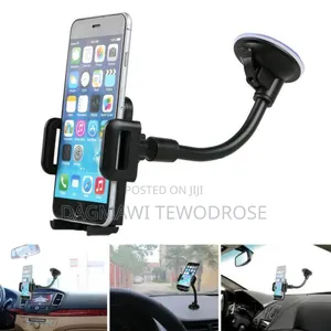 Universal Flexible Mobile Phone Holder Stand With a Suction Cup Base