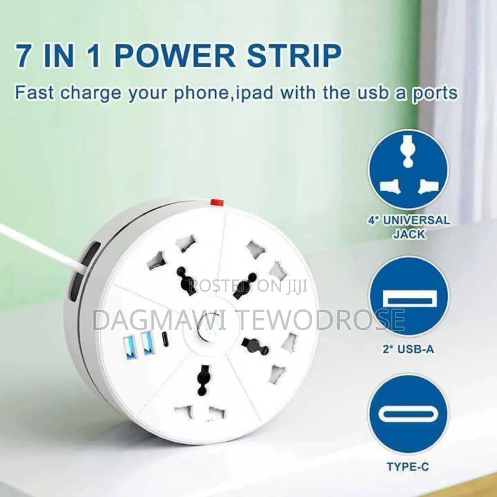  Gelistar Retractable Power Strip