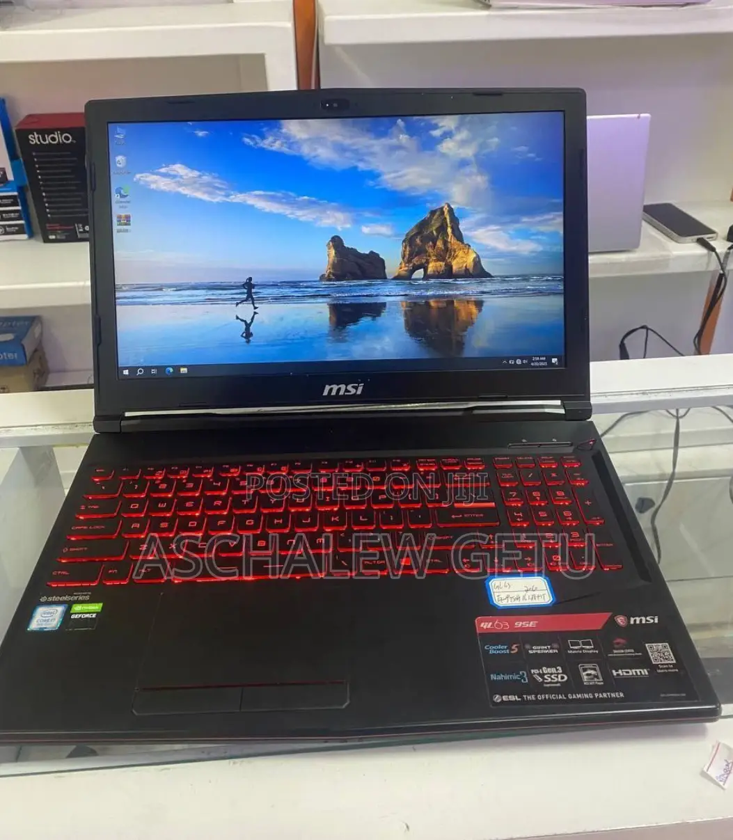 New Laptop MSI GF63 16GB Intel Core I7 SSD 512GB