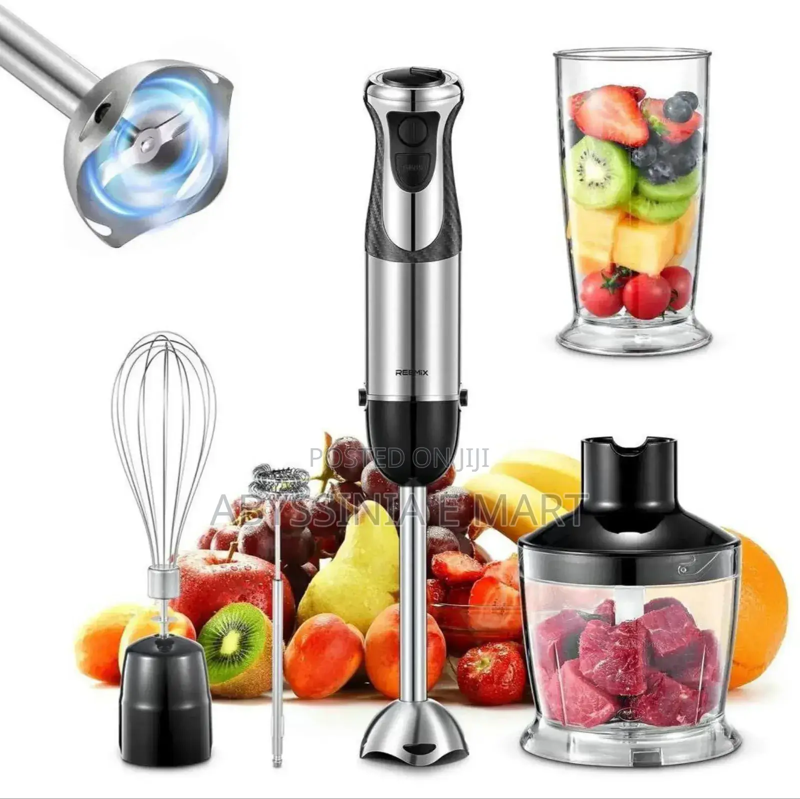 Silver Love 5 in 1hand Blender