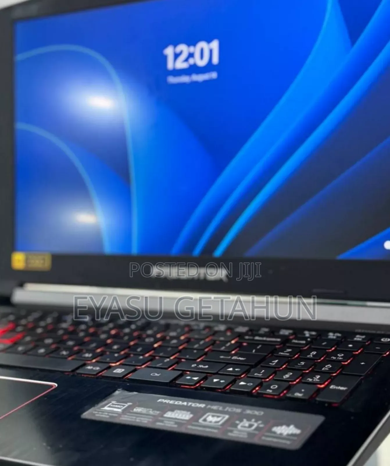 New Laptop Acer Predator 15 16GB Intel Core I7 HDD+SSD 1T