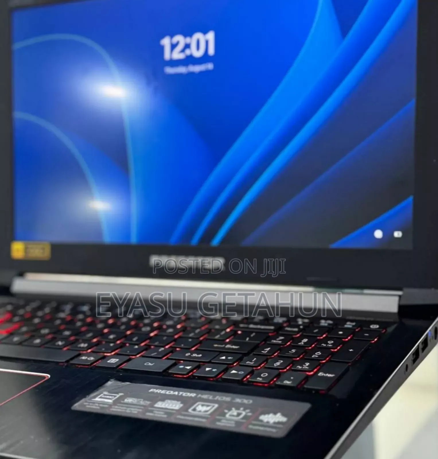 New Laptop Acer Predator 15 16GB Intel Core I7 HDD+SSD 1T