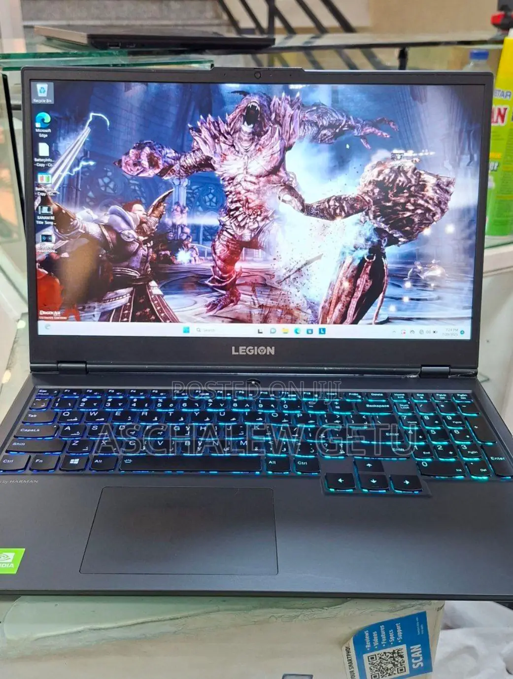 New Laptop Lenovo Legion 5 16GB Intel Core I7 SSD 512GB