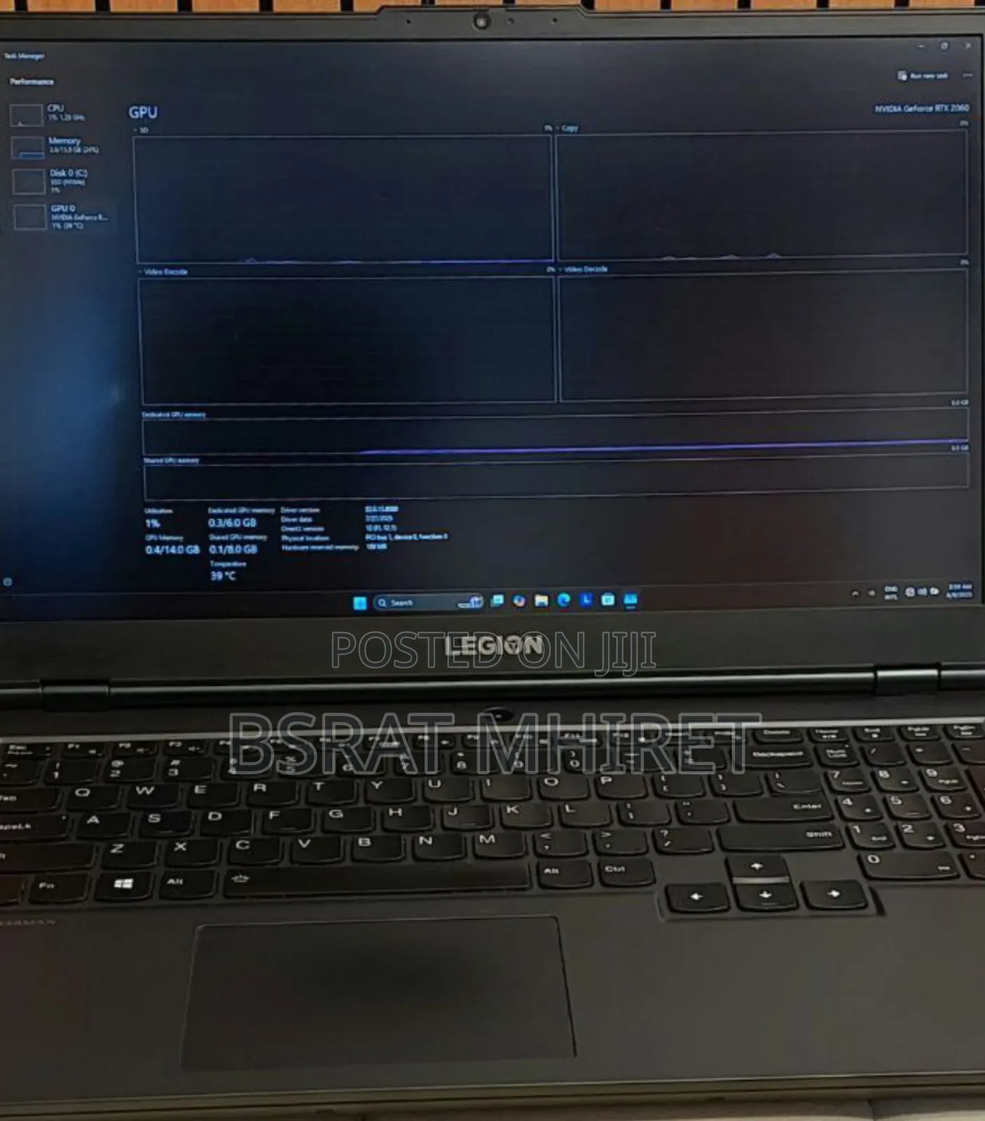 New Laptop Lenovo Legion 5 16GB Intel Core i7 SSD 512GB