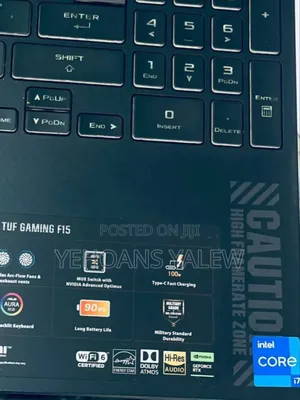 New Laptop Asus TUF Gaming A15 16GB Intel Core I7 SSD 512GB
