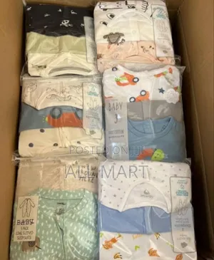 3 Pieces New Born Baby Foot Wrapped Jumpsuit