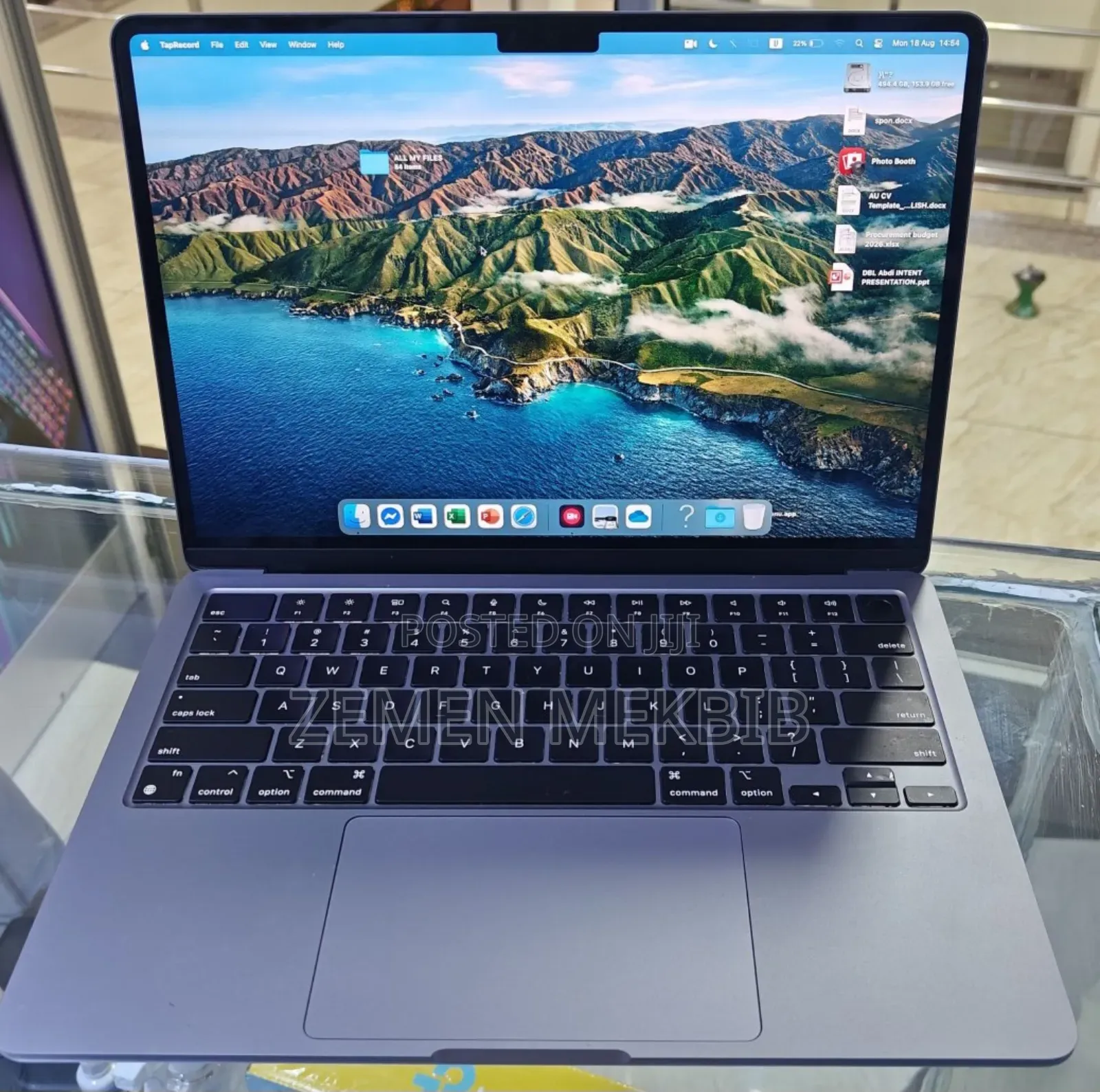 New Laptop Apple MacBook Air 2023 M2 8GB Intel Core I7 SSD 512GB