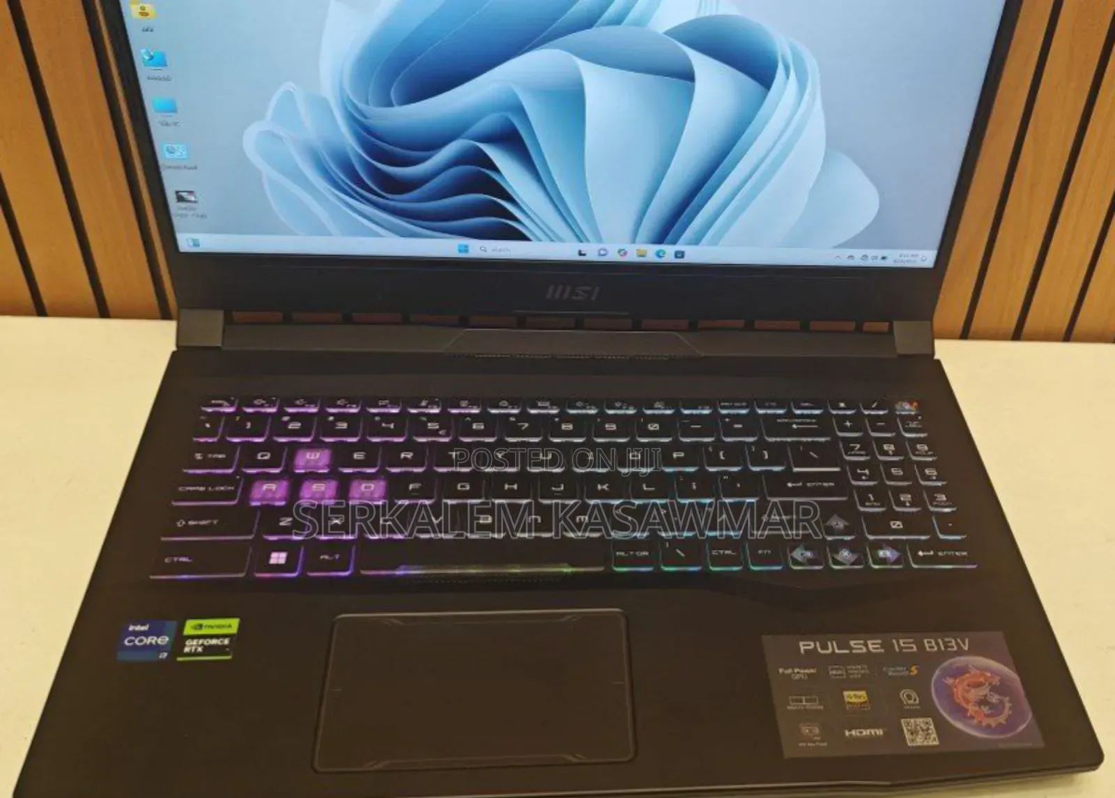 New Laptop MSI Katana GF66 16GB Intel Core i7 SSD 1T