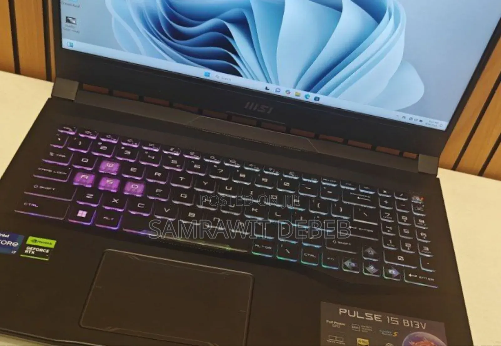 New Laptop MSI Katana GF66 16GB Intel Core I7 SSD 1T